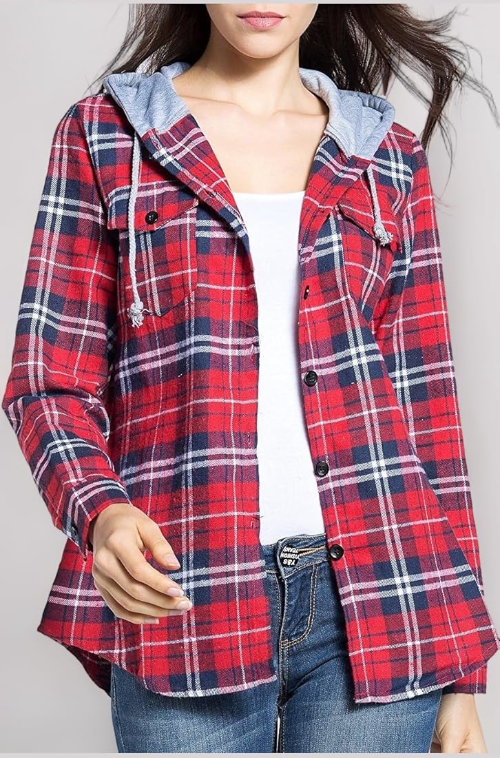 Checked Cotton Pullover